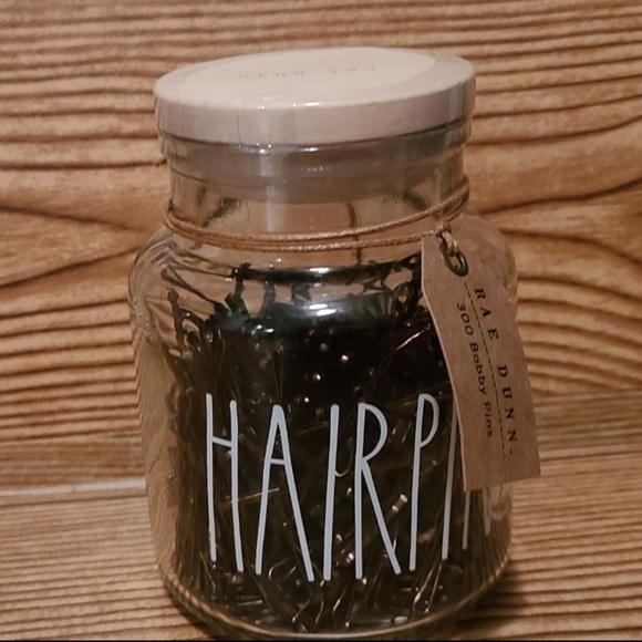 Rae Dunn Hair Pins Jar - Picture 2 of 4